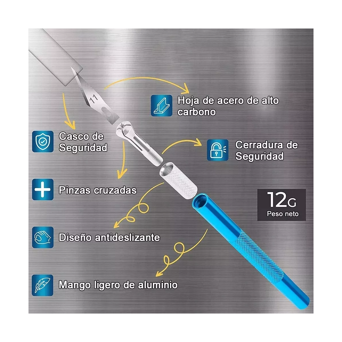 Juego De 2 Cuchillos Para Manualidades Con 40 Cuchillas.