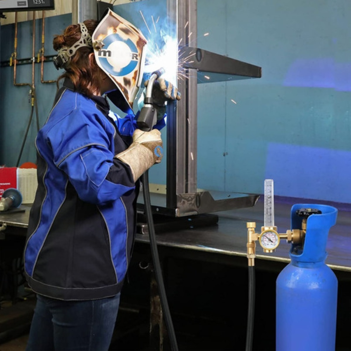 "Medidor De Flujo Argon Y Co2,regulador De Soldadura "