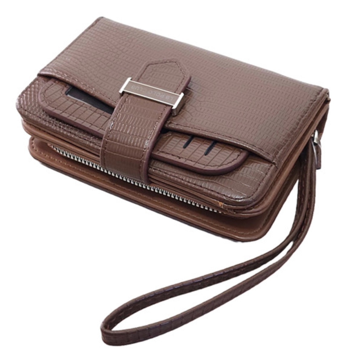 Cartera Monedero Original Dama Lujo Cafe