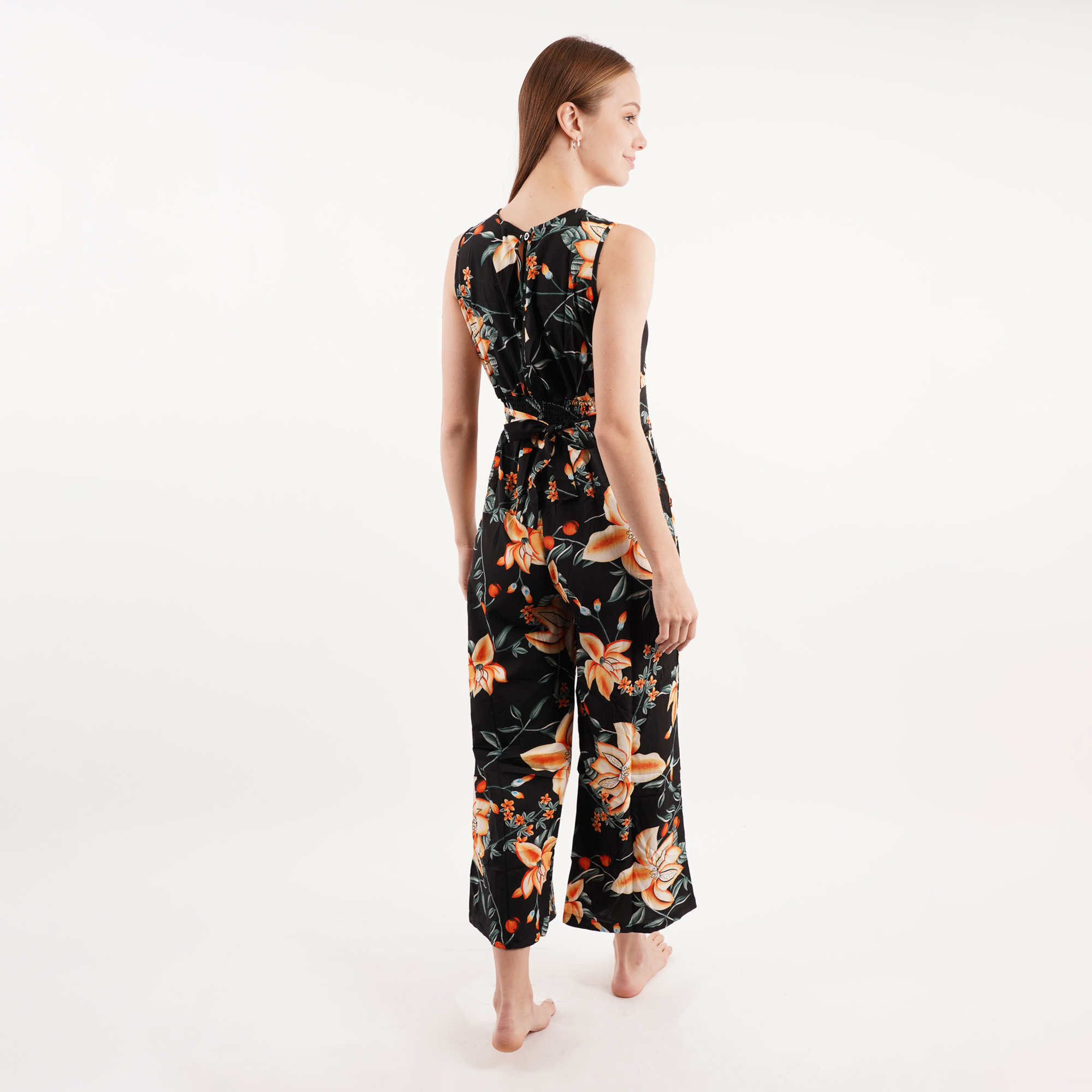 Jumpsuit Palazzo largo, diseño moderno y fresco,!  Cuello en forma de "V", Sin mangas..