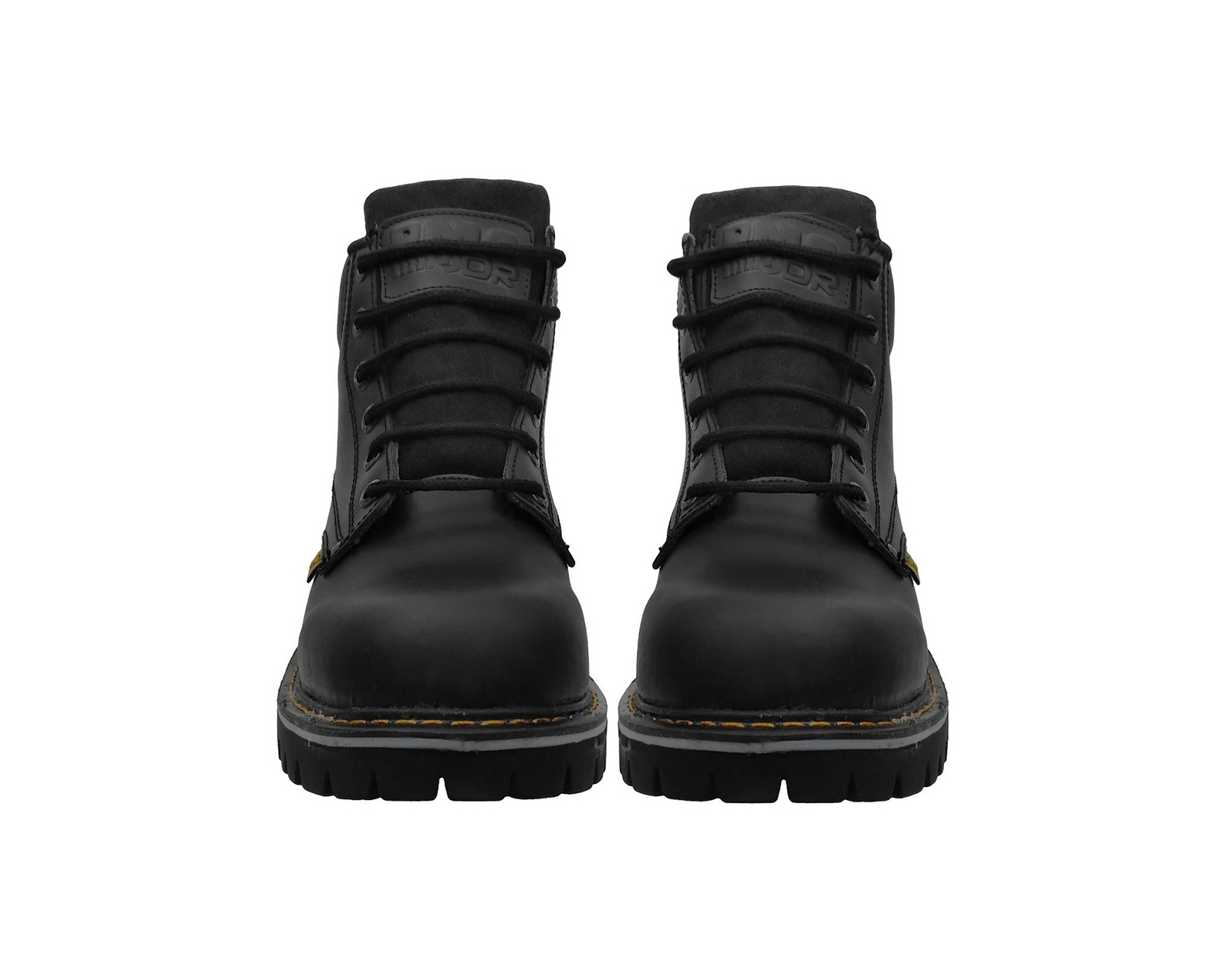 Bota De Trabajo Industrial Pma 136 Sin Casquillo Color Negro.