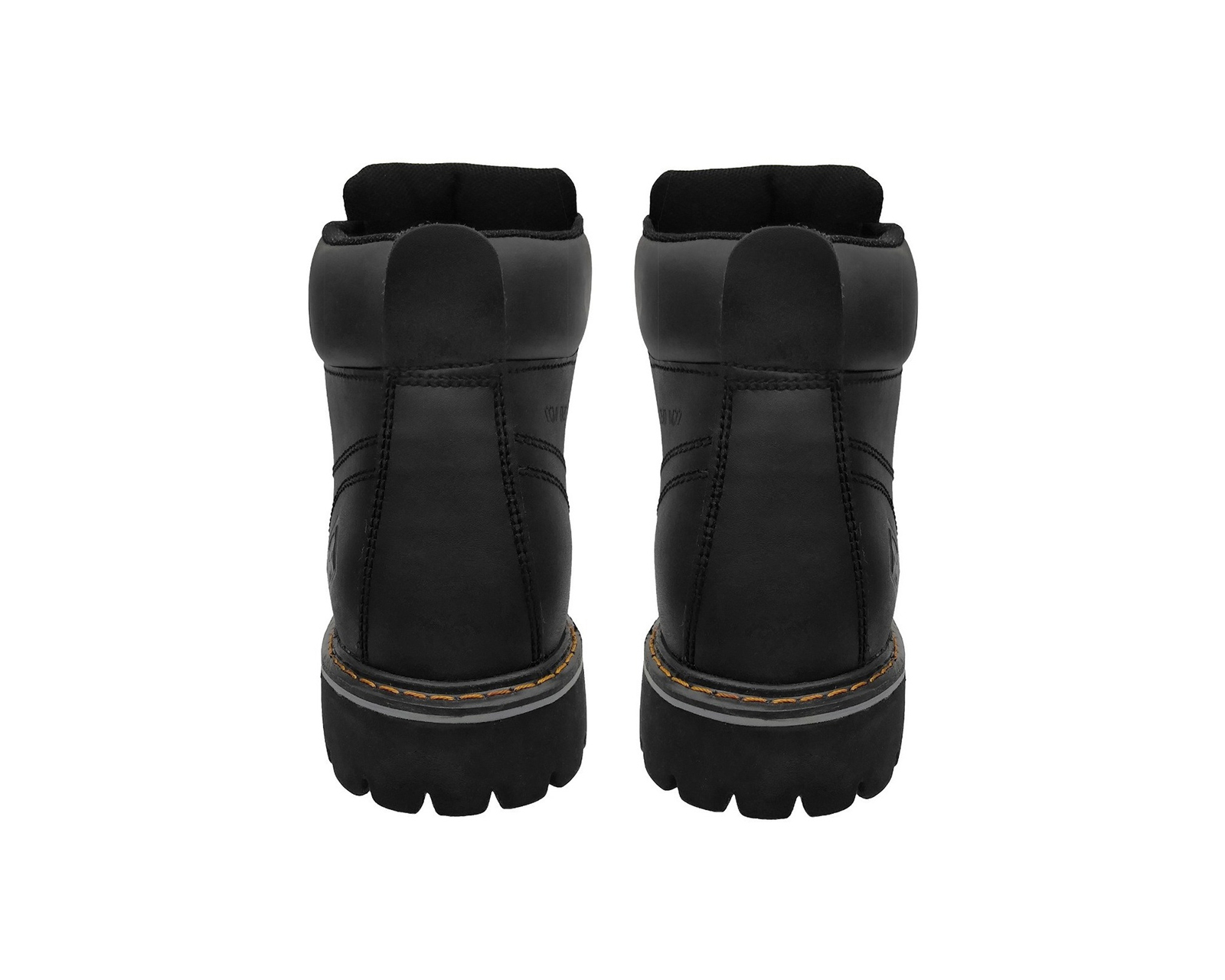 Bota De Trabajo Industrial Pma 136 Sin Casquillo Color Negro.