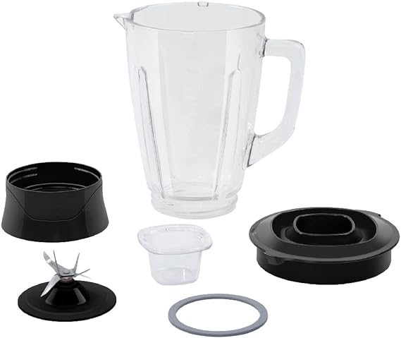 T-fal Licuadora Infinyforce XL 10 velocidades con vaso de vidrio de 2.2 litros, 550 W, con tecnología powelix y acople