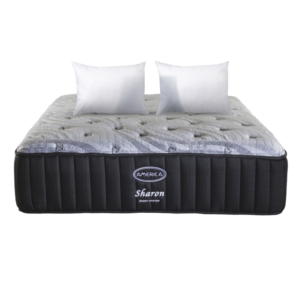 Colchon America Sharon Queen Size + 2 Almohadas de Regalo.