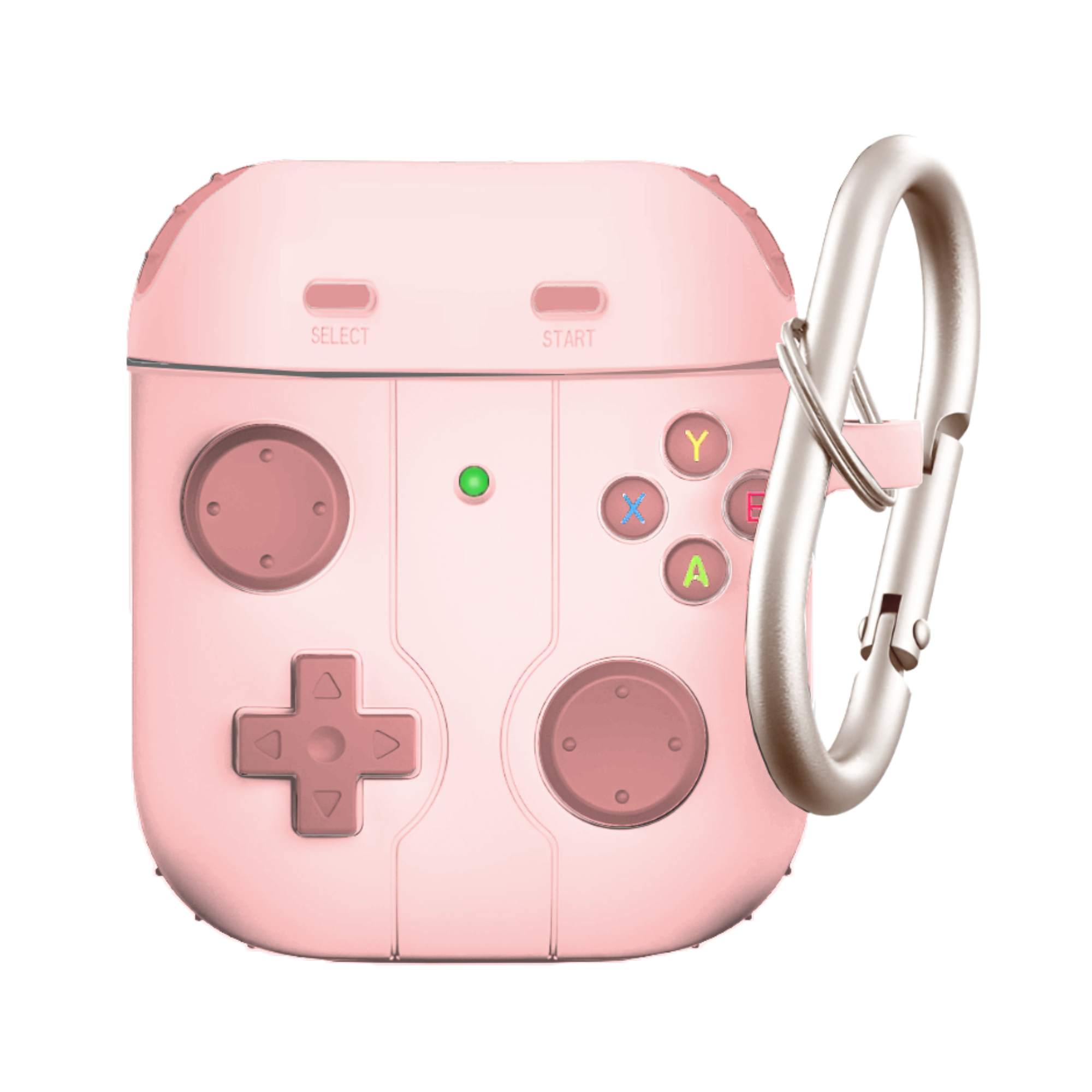 FUNDA PARA AIRPODS CARCASA ECOMLAB GAMER TODO LOS MODELOS (ROSA).