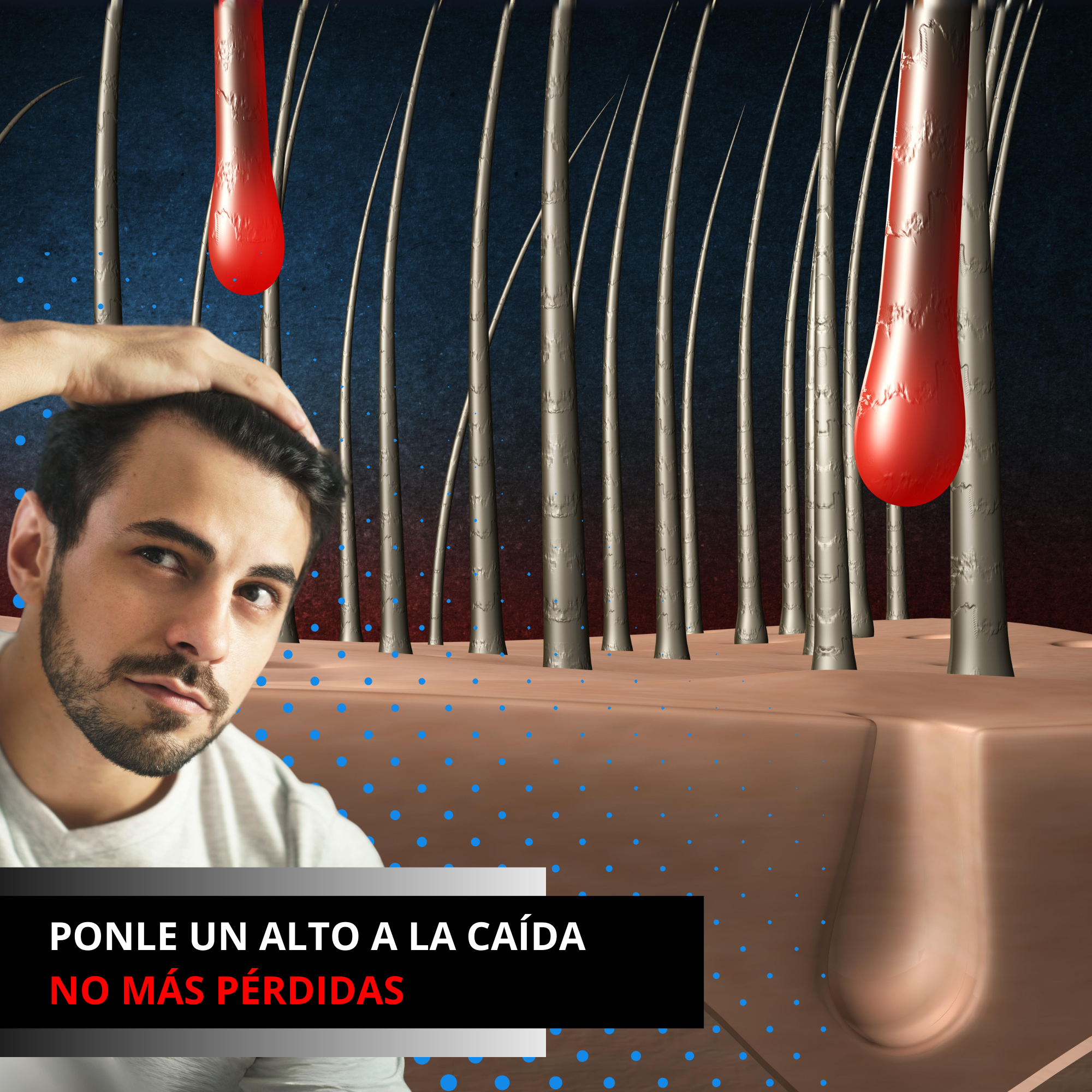 Tratamiento para el cabello crecimiento capilar y barba suministro para 12 meses .