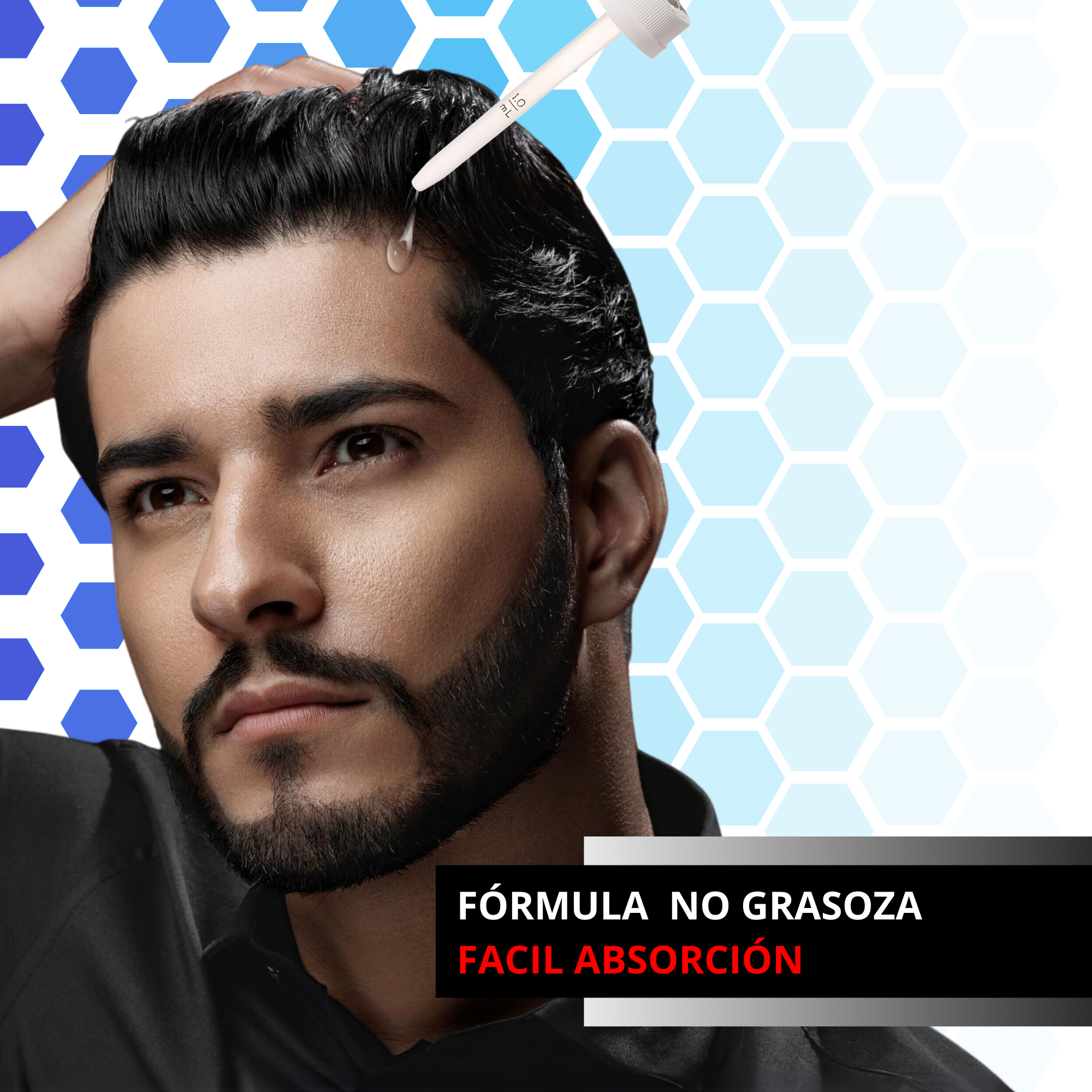 Tratamiento para el cabello crecimiento capilar y barba suministro para 12 meses .