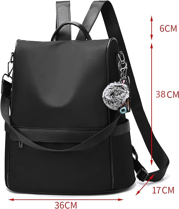 A NANWEI Mochila para mujer bolso de hombro casual bolso de moda impermeable antirrobo para mujer.