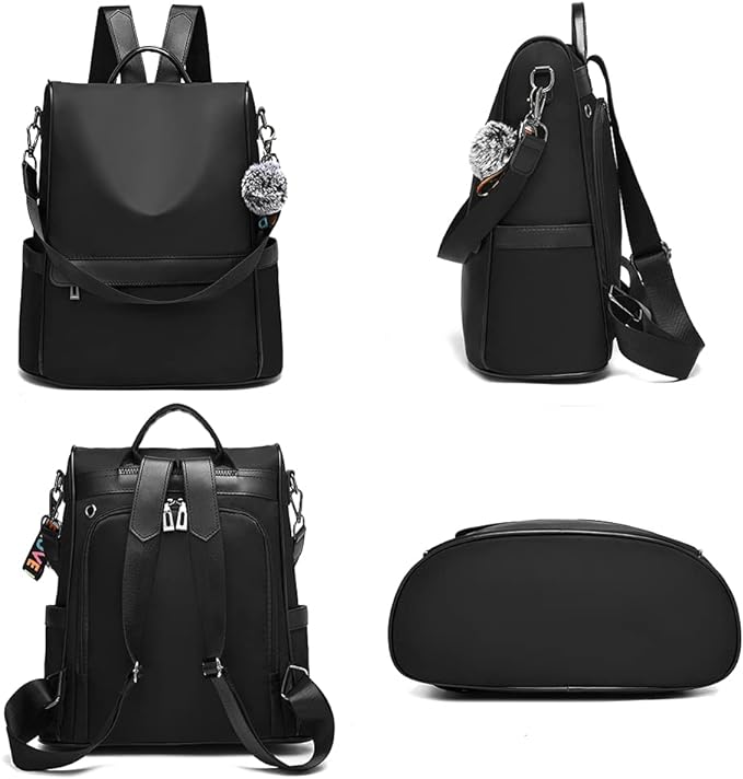 A NANWEI Mochila para mujer bolso de hombro casual bolso de moda impermeable antirrobo para mujer.