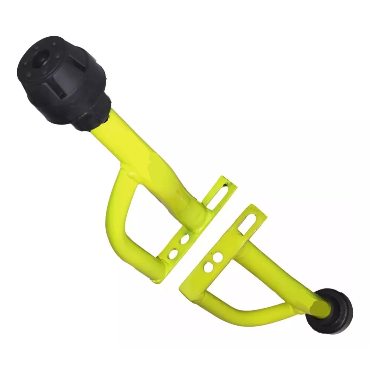 Slider Para Moto Universal Defensa Caída Reforzada Acero Amarillo .