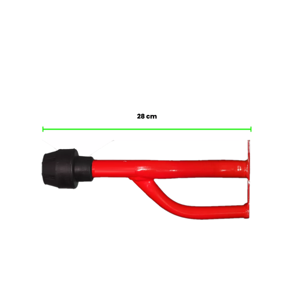 Slider Para Moto Universal Defensa Caída Reforzada Acero Rojo.