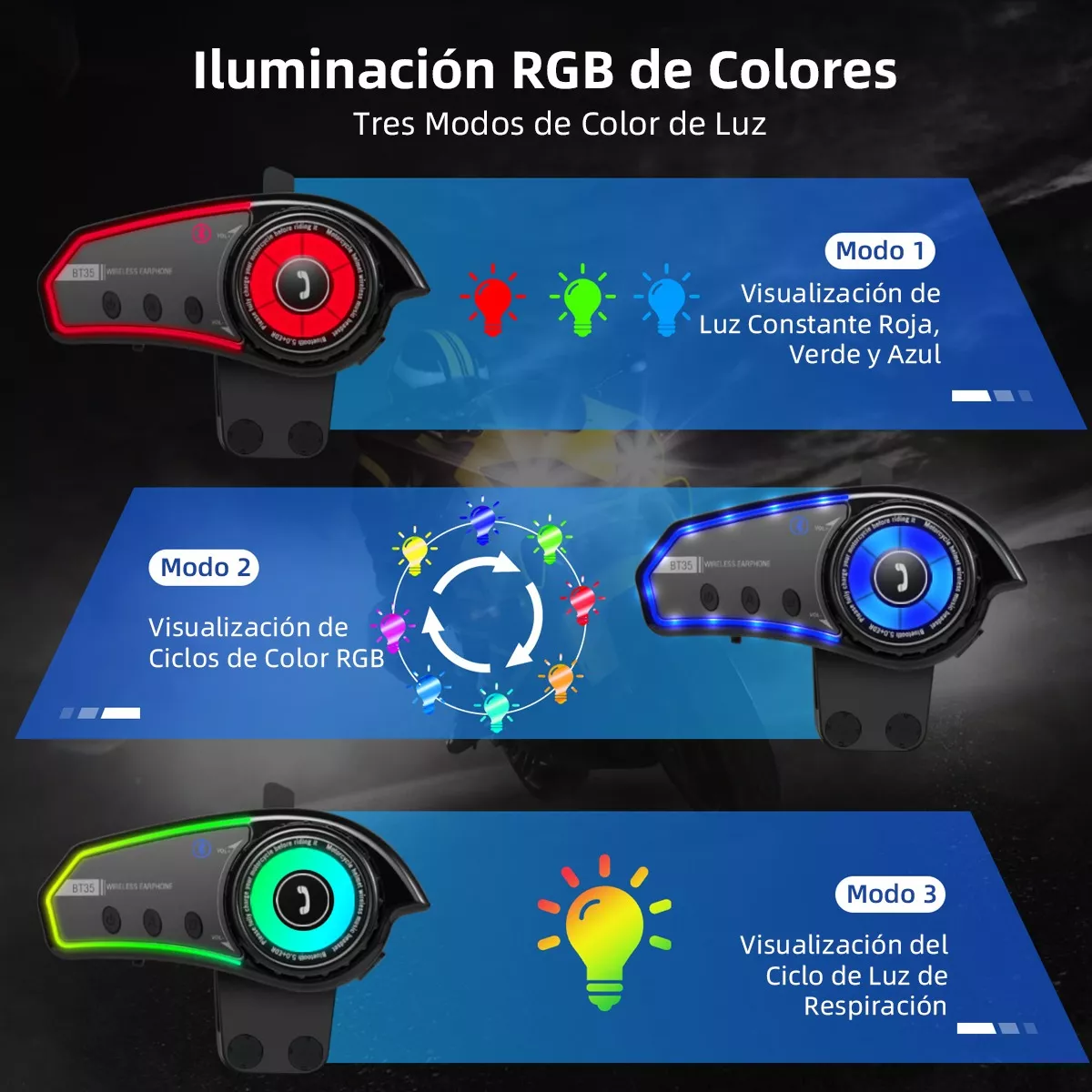 Bluetooth Para Casco, Audifonos Para Casco Moto.