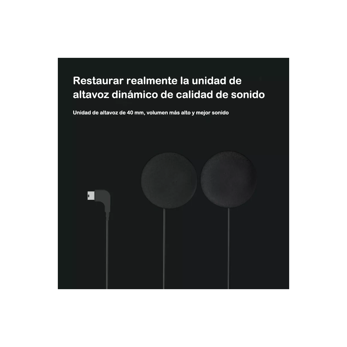 Audífonos Edr Para Casco De Motocicleta Bluetooth 5.0.