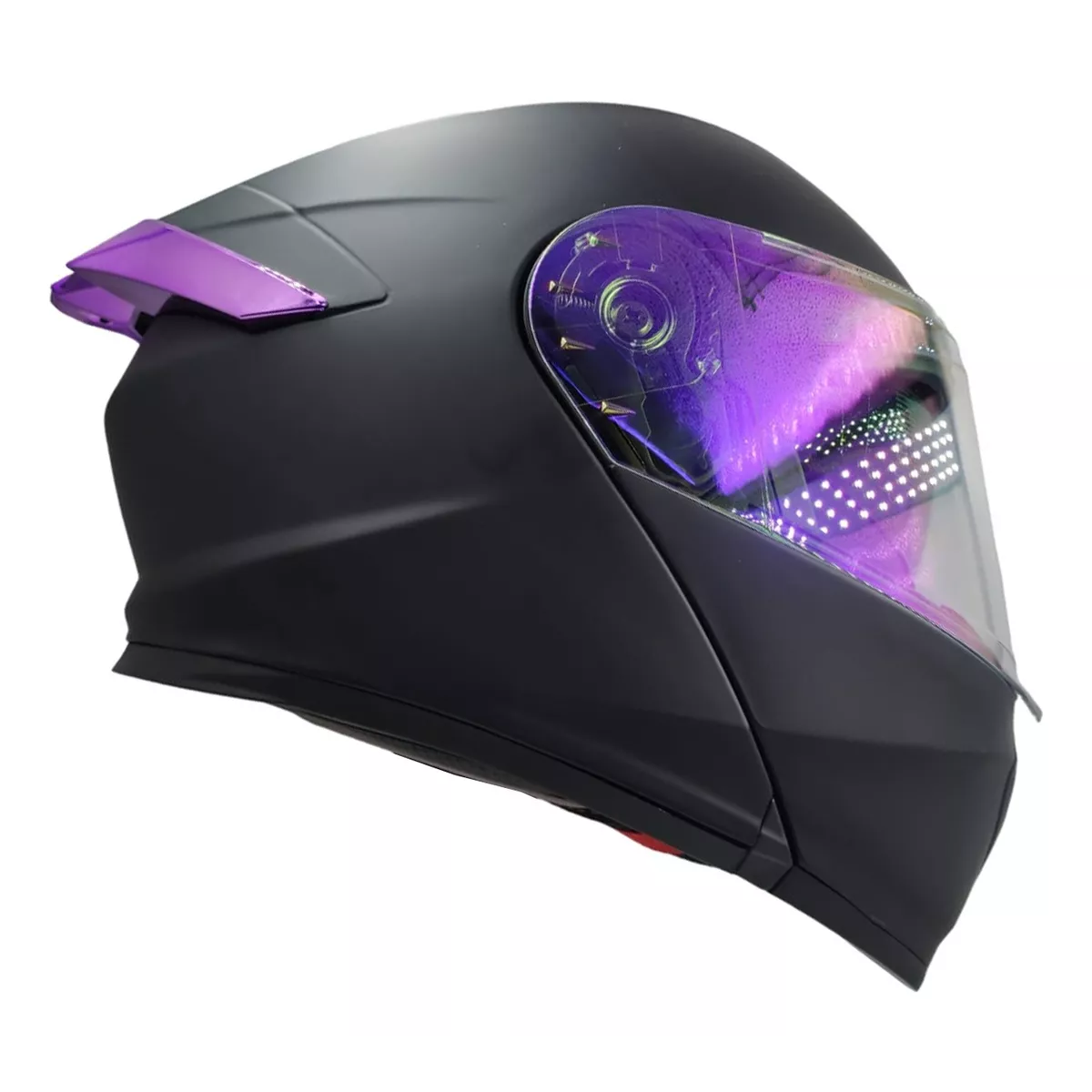 Casco Mujer Certificado Abatible Night Vision Talla M.
