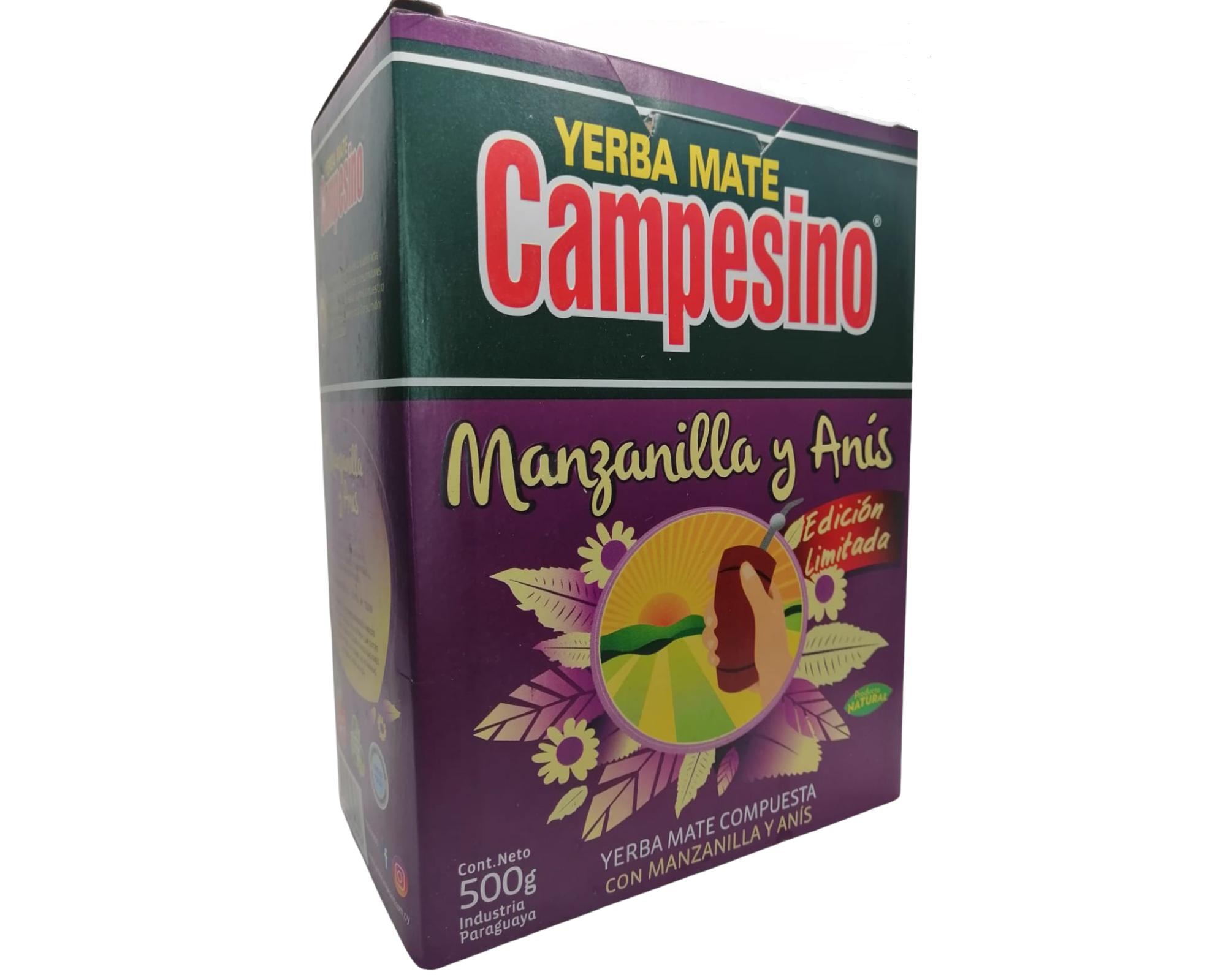 Yerba Mate Campesino Manzanilla y Anís 500 g.