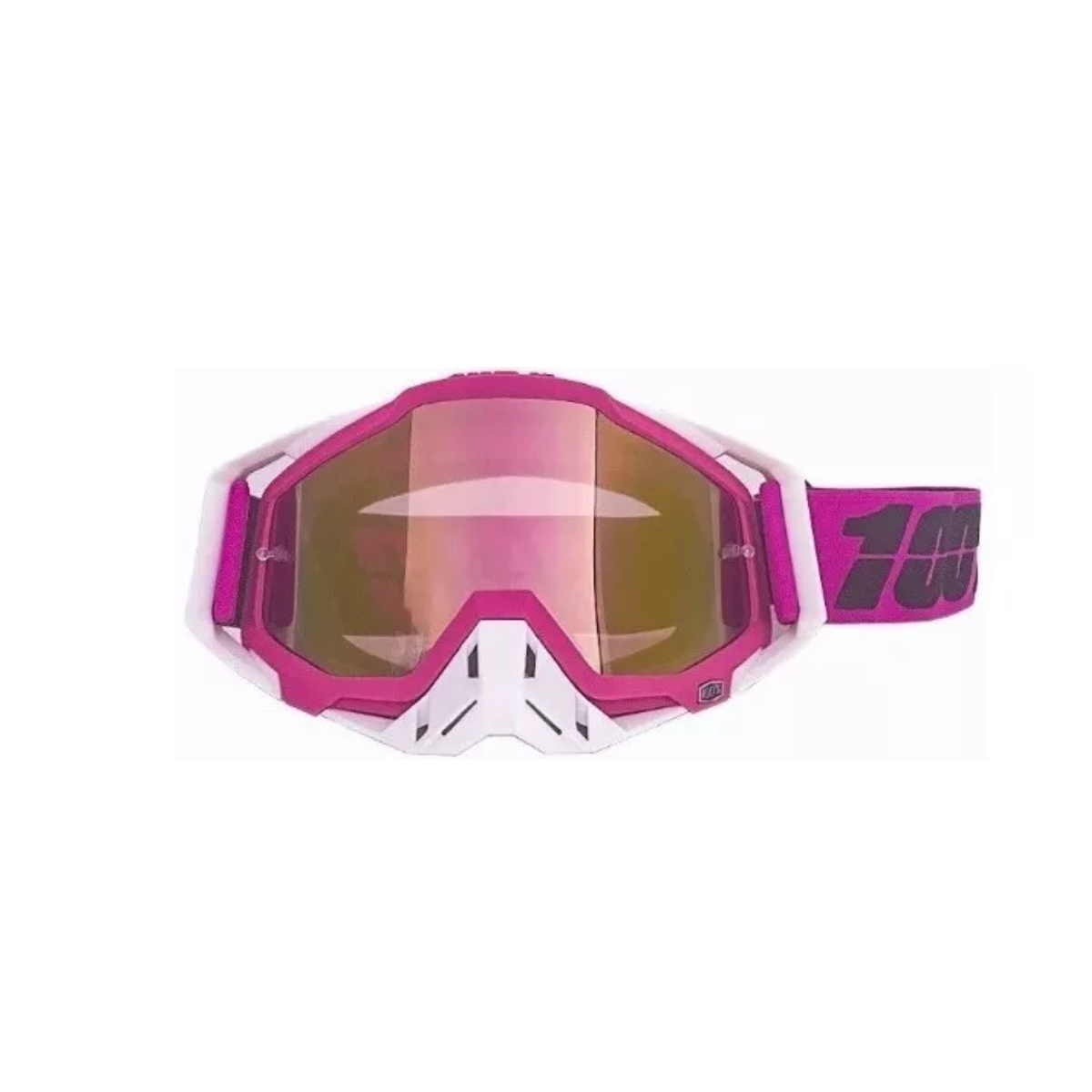 Gafas De Motocross Rzr Moto - Gafas De Motocicleta Rosa.
