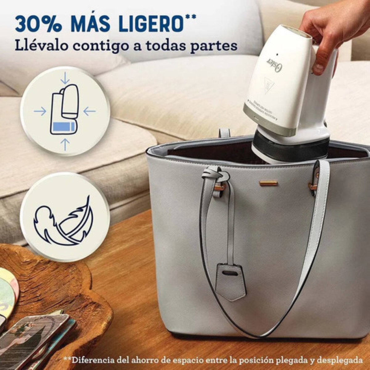Plancha De Vapor Vertic Blanca 