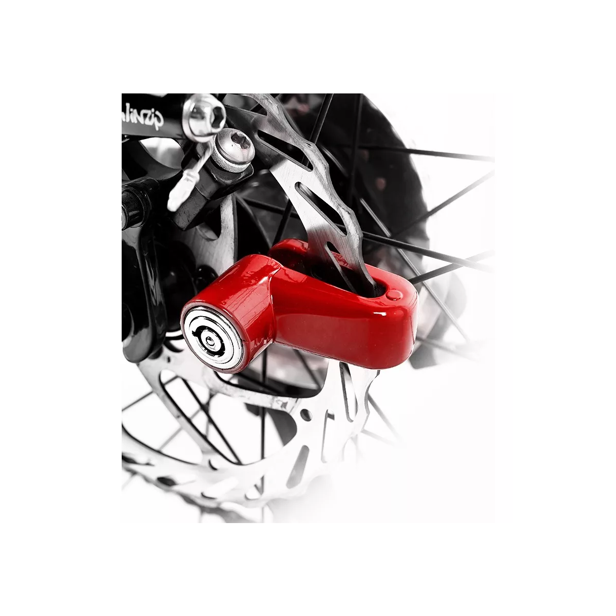 2pzs Candado Disco Moto Metal Seguro Antirrobo Disco Freno.