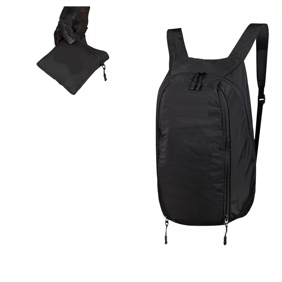 Mochila Motociclista Impermeable Y Plegable Para Casco Bolsa.