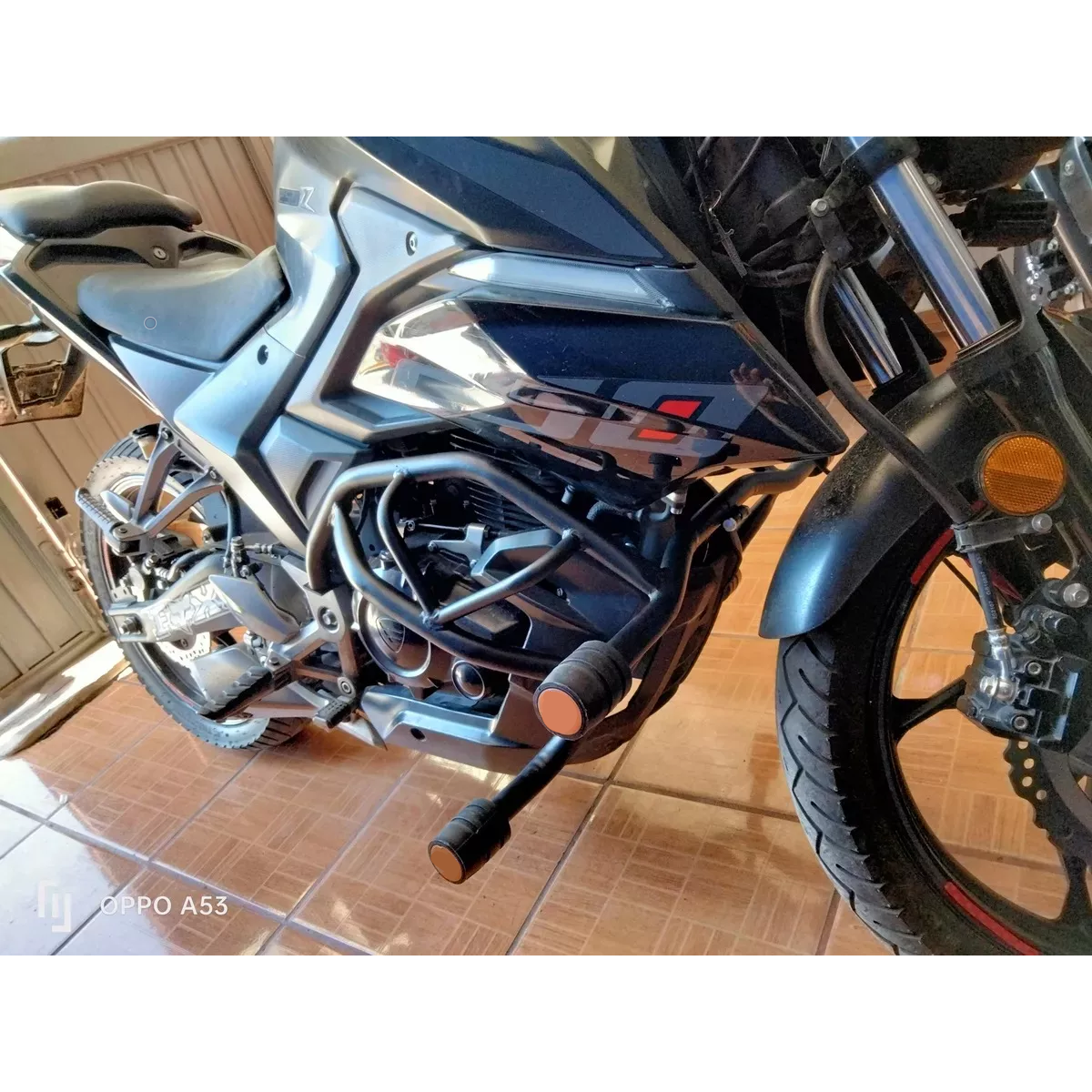 Slider Jaula Proteccion Italika 250z Grafito-negra.
