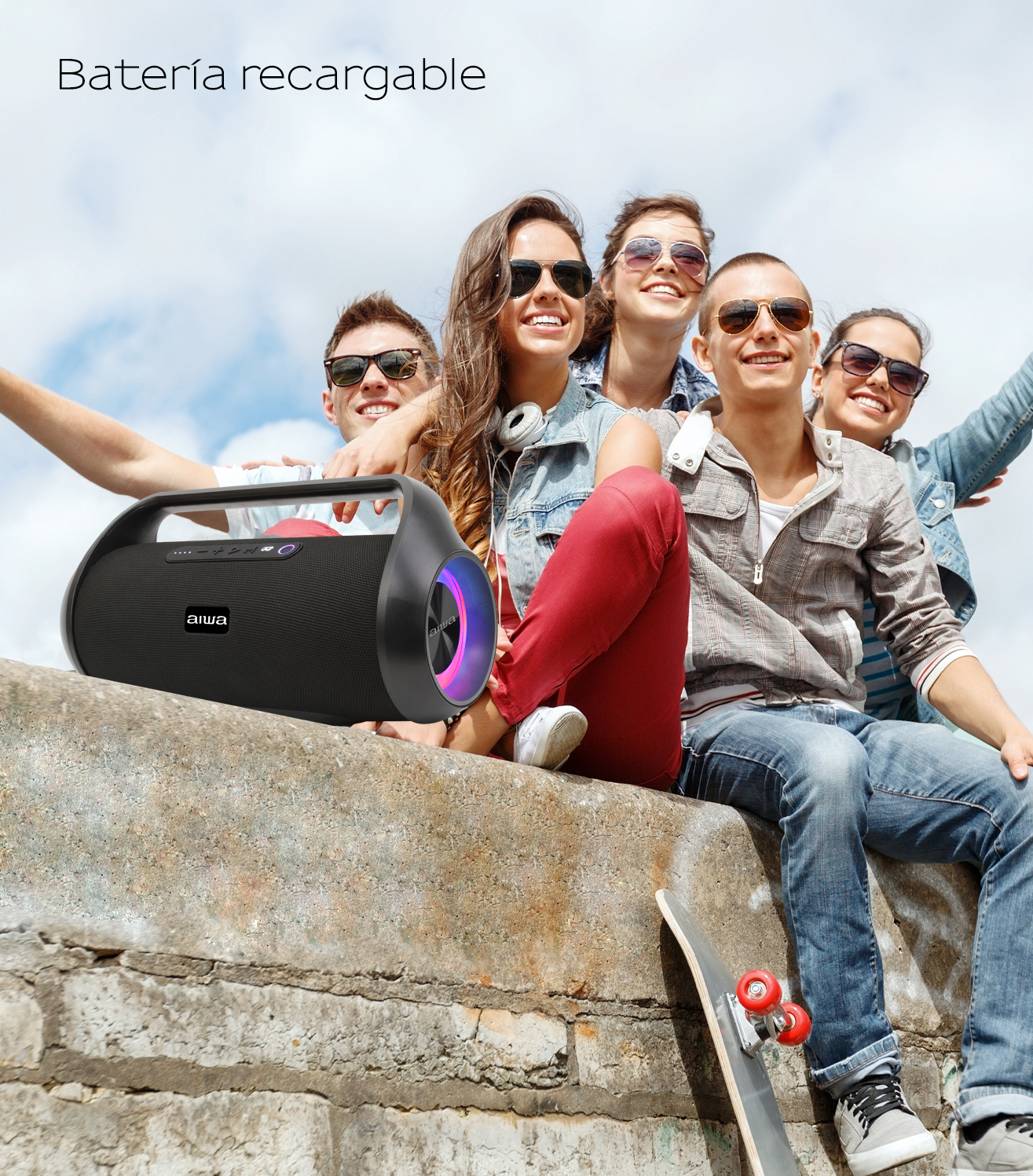 Bocina Inalámbrica Aiwa True Wireless AWS800BT