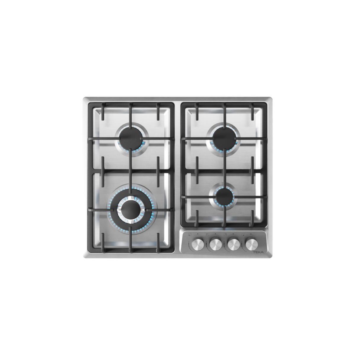 Combo Teka Pack Duetto Deluxe 60 Campana y Parrilla Acero Inoxidable.