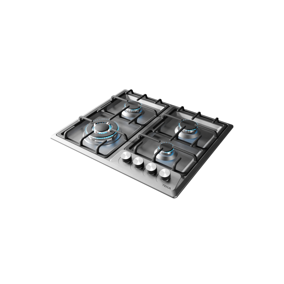 Combo Teka Pack Duetto Deluxe 60 Campana y Parrilla Acero Inoxidable.