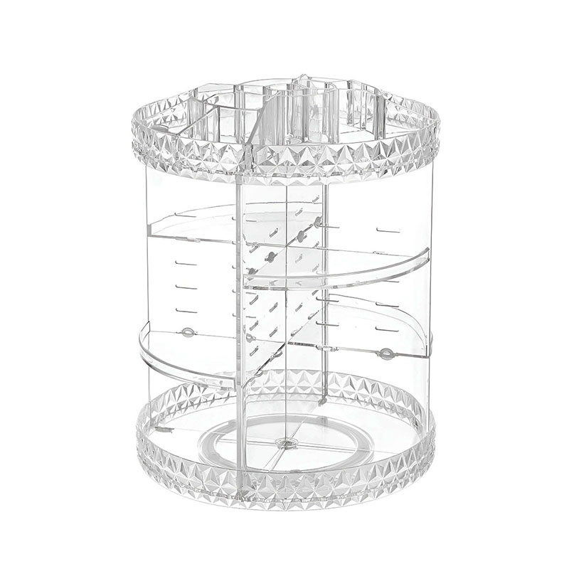 Organizador cosmeticos transparente.