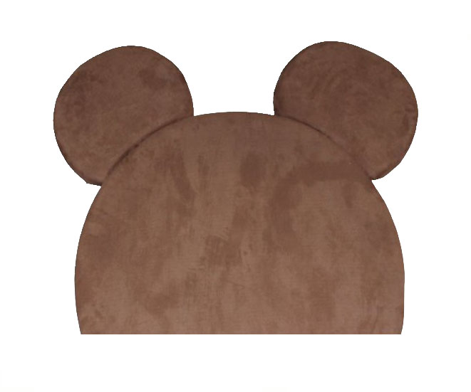 Cabecera de cama individual Osito Café Kawaii Niños
