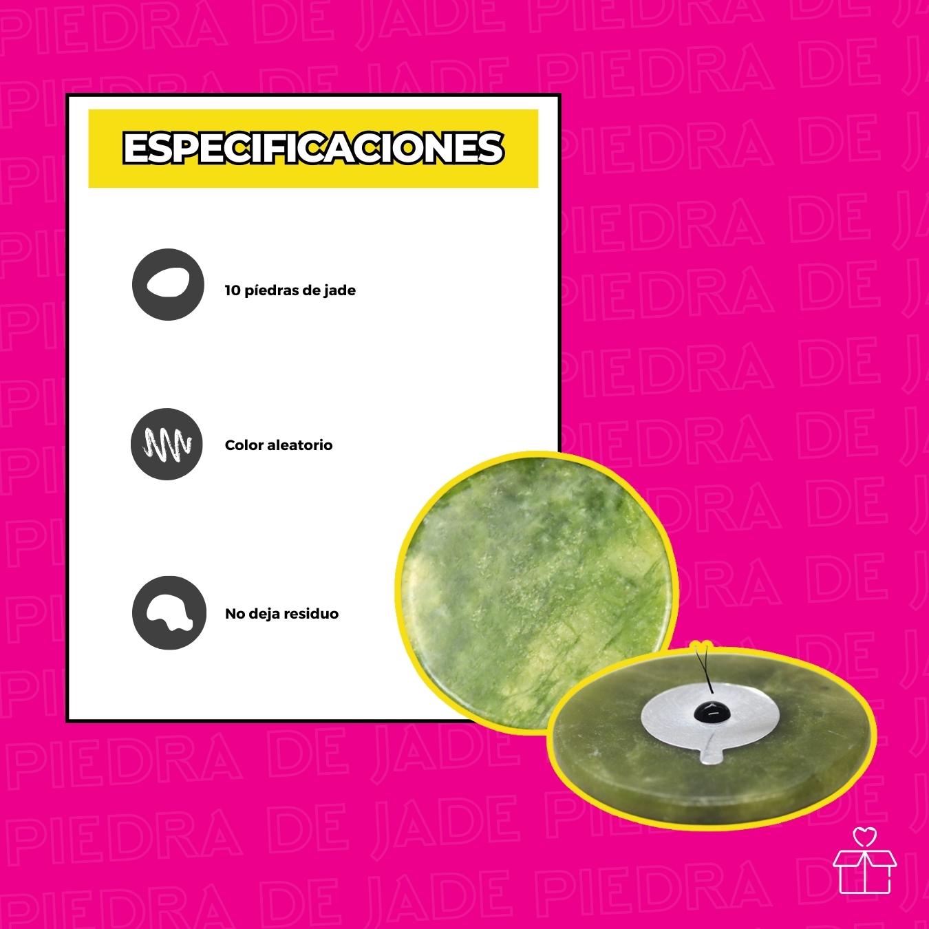 10 Piedra Jade Para Pegamento Adhesivo De Pestañas.