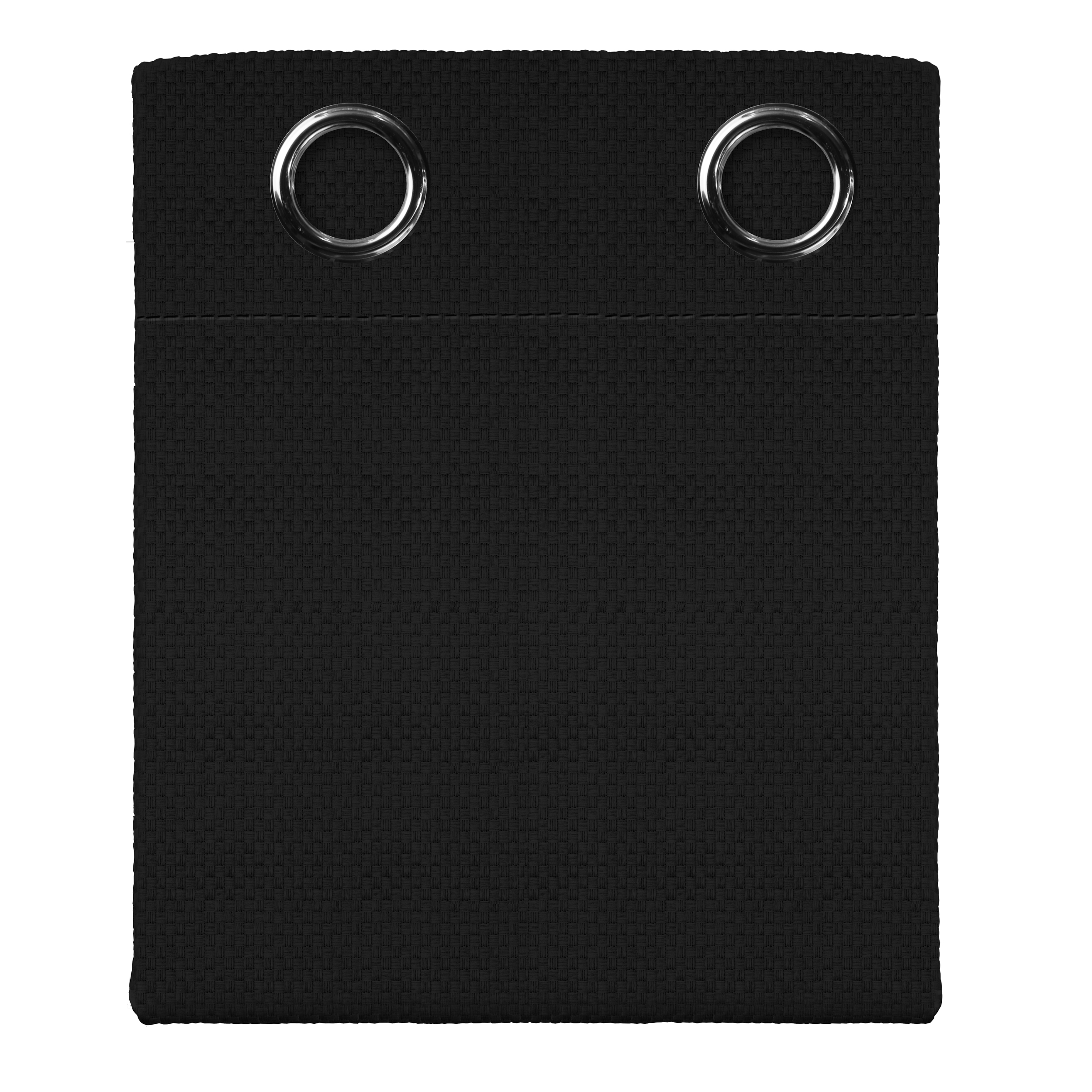 Cortina Blackout Negra Tramada Corta Térmica Bloqueo De Luz 95%.