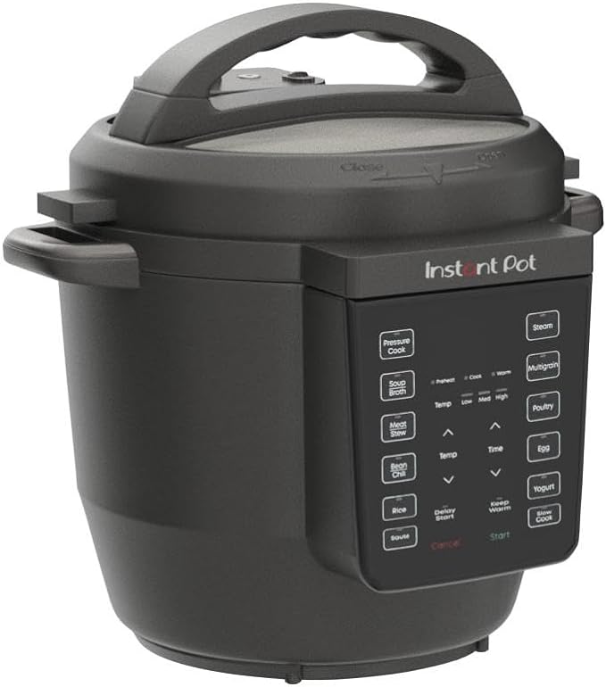 Instant Pot RIO, 7 en 1, olla de presión, olla de cocción lenta, olla de arroz, vaporizador, salteado, yogur y calentador, incluye aplicación con más de 800 recetas, 6 cuartos de galón.