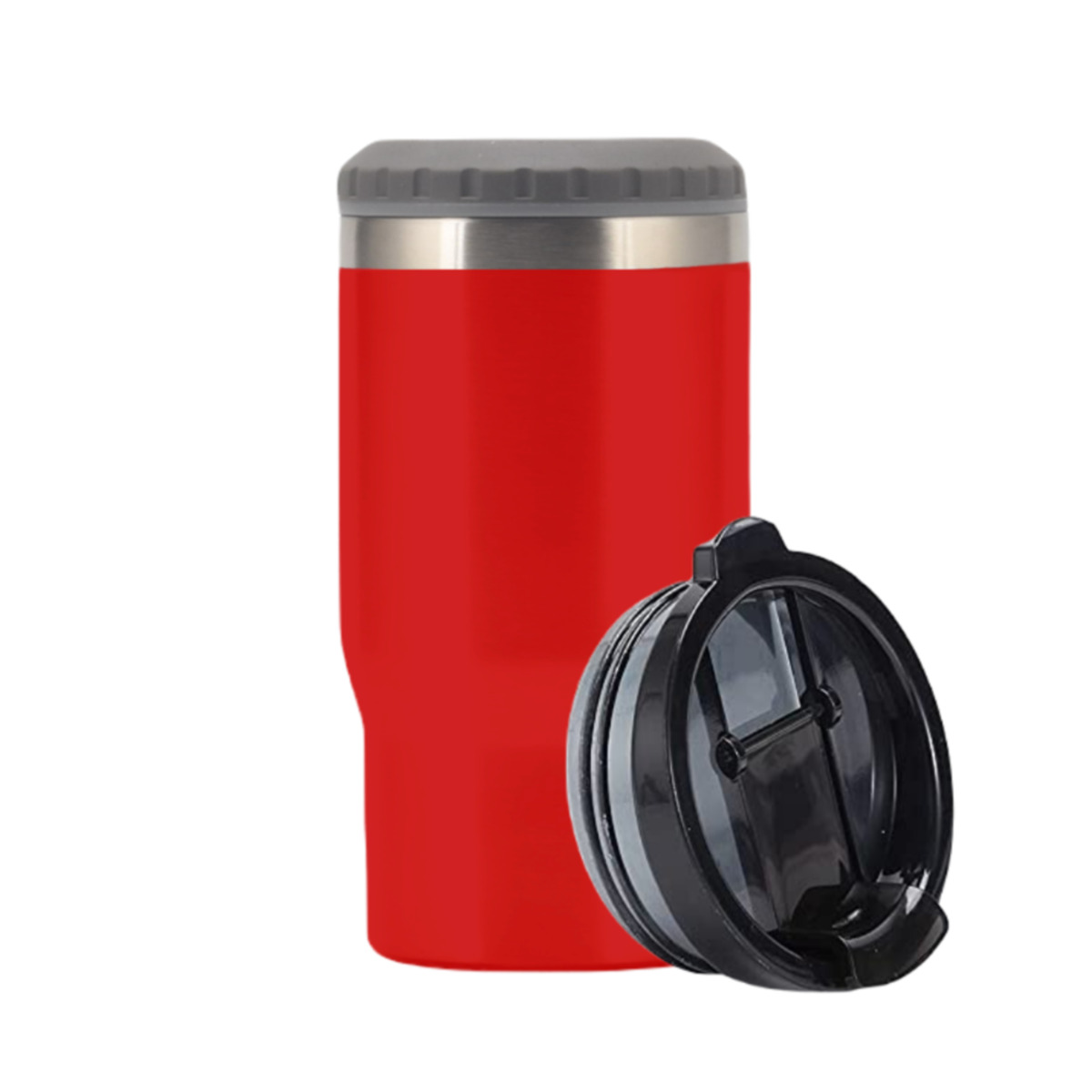 Termo Porta Botellas 2 en 1 de 414 ML - Origami Home -Rojo.