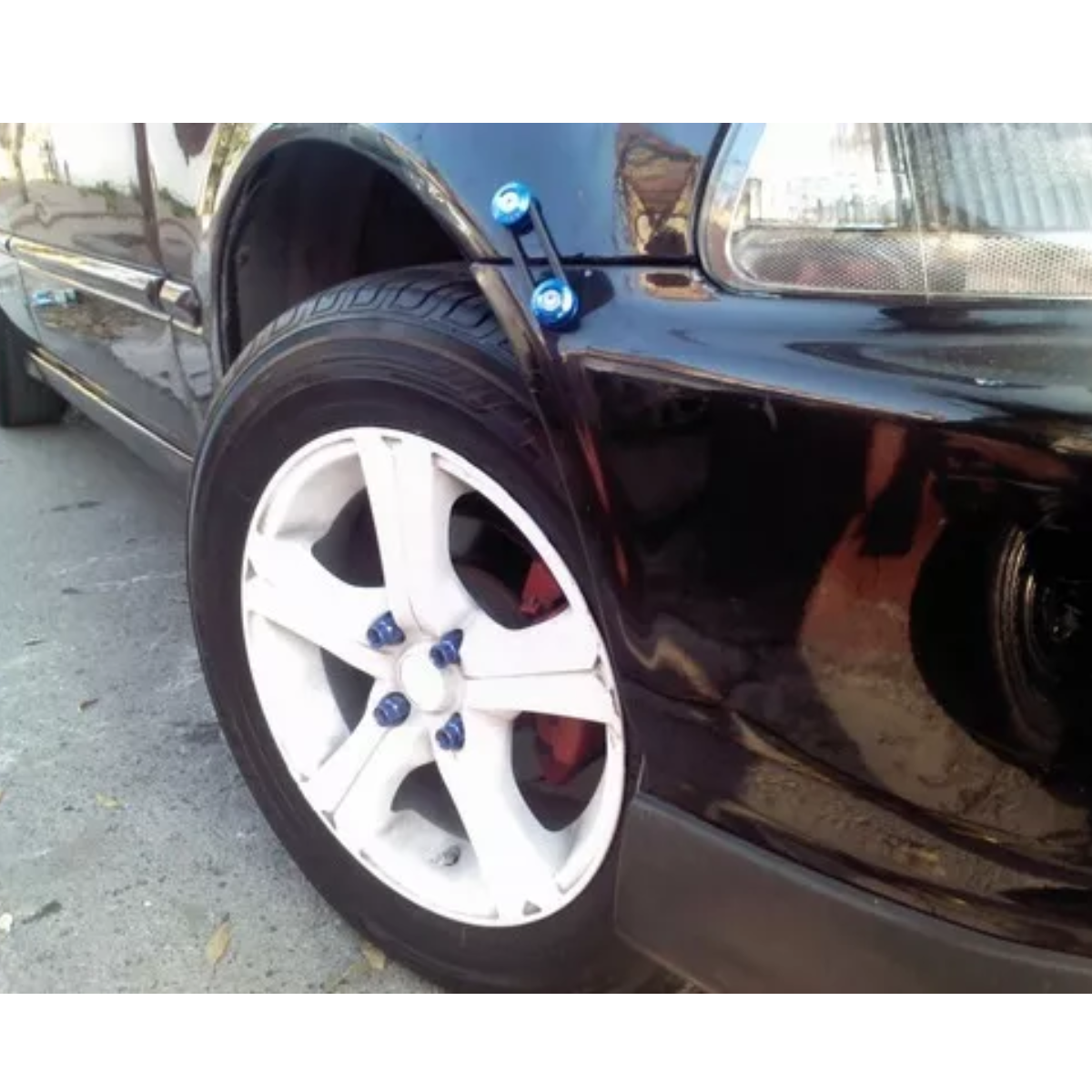 Sujetadores Facia Plano Tornillo Liga Bumper Fastener Rojo.