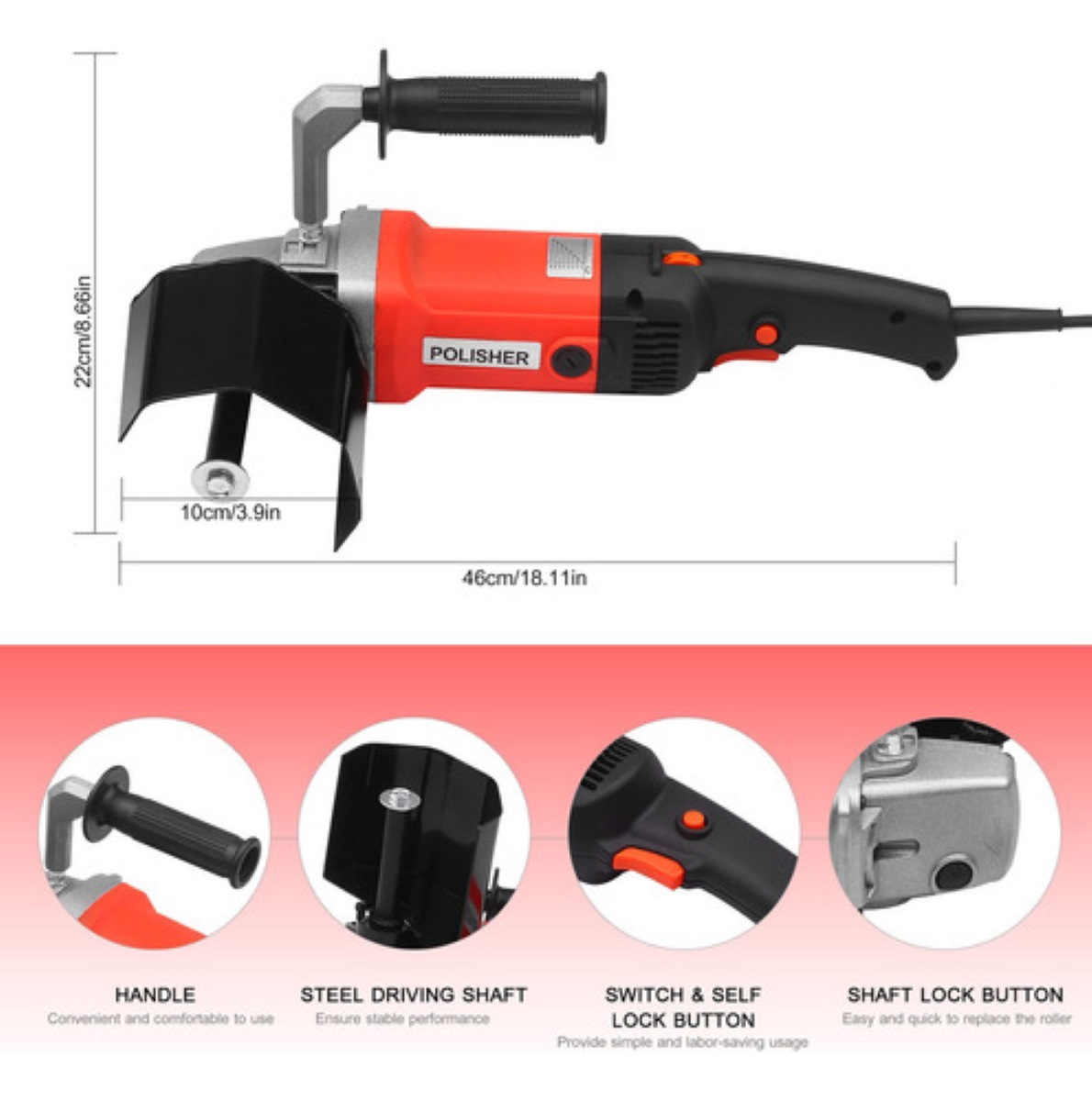 "Máquina De Dibujo De Alambre De Metal De Acero Inoxidable Rojo "