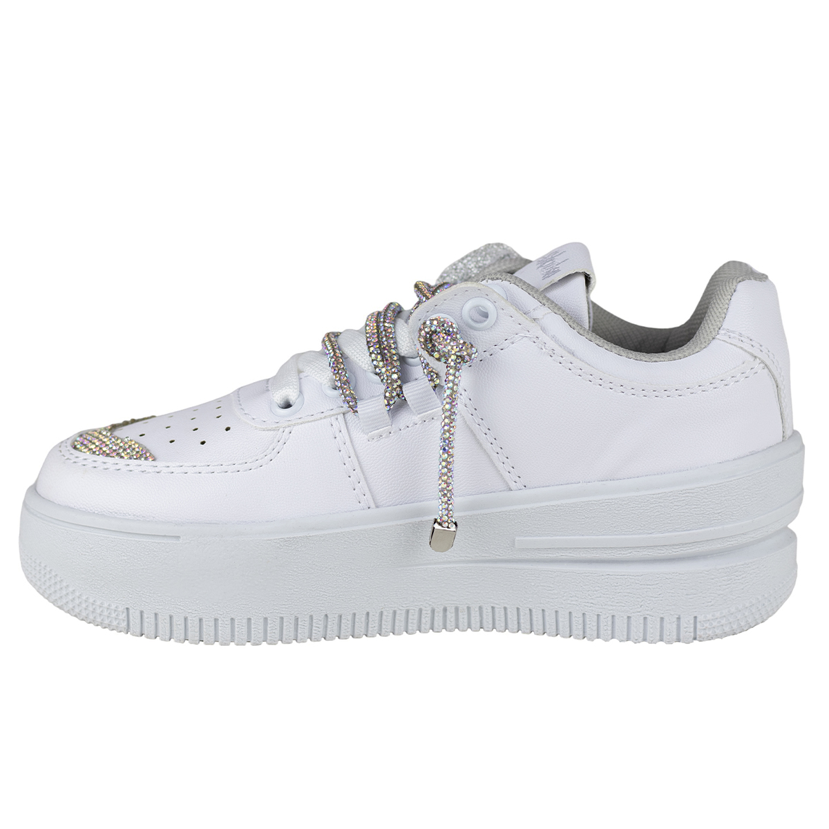 Tenis Urbano De Plataforma Mujer Shadow Blanco Tornasol 2084.