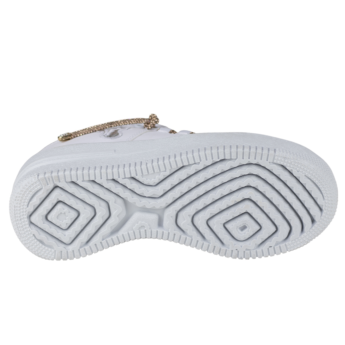 Tenis Blanco Rosa Mujer Plataforma Urbano Shadow 2084 Sintetico.
