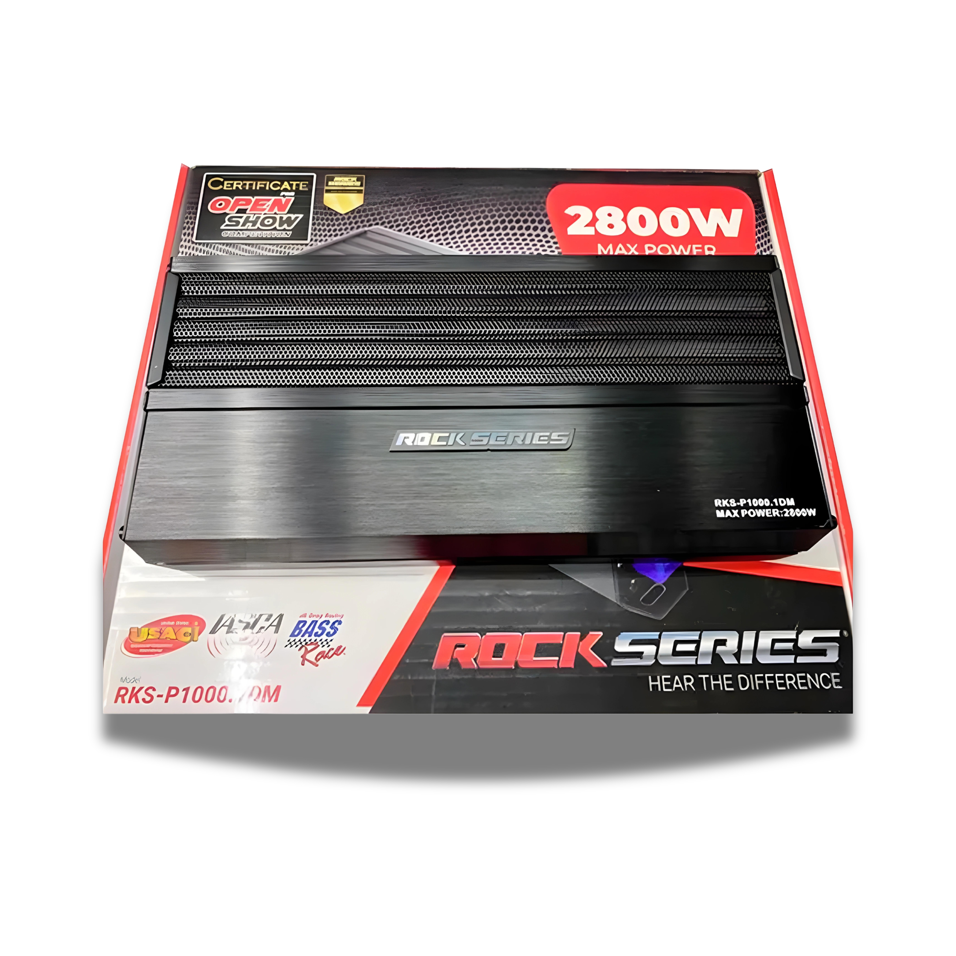 Amplificador Digital Monoblock Rock Series RKS-P1000.1DM: Potencia y Rendimiento en un Diseño Compacto.