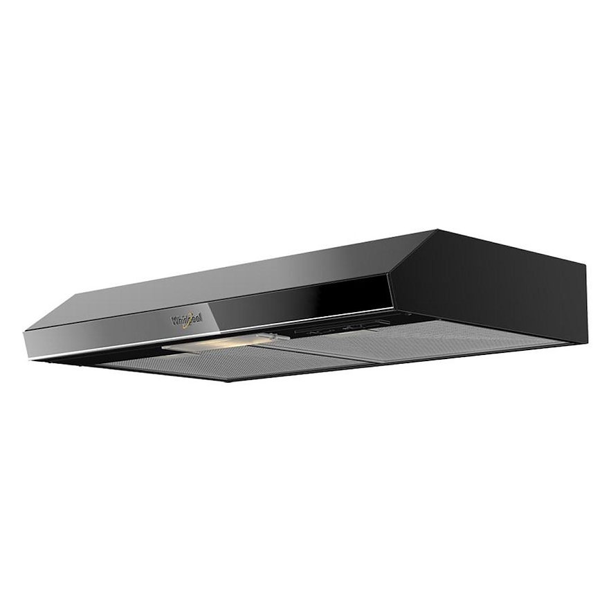 CAMPANA BAJO ALACENA / GABINETE WHIRLPOOL WH7610B 76 CM (30 PULGADAS) ACABADO NEGRO.