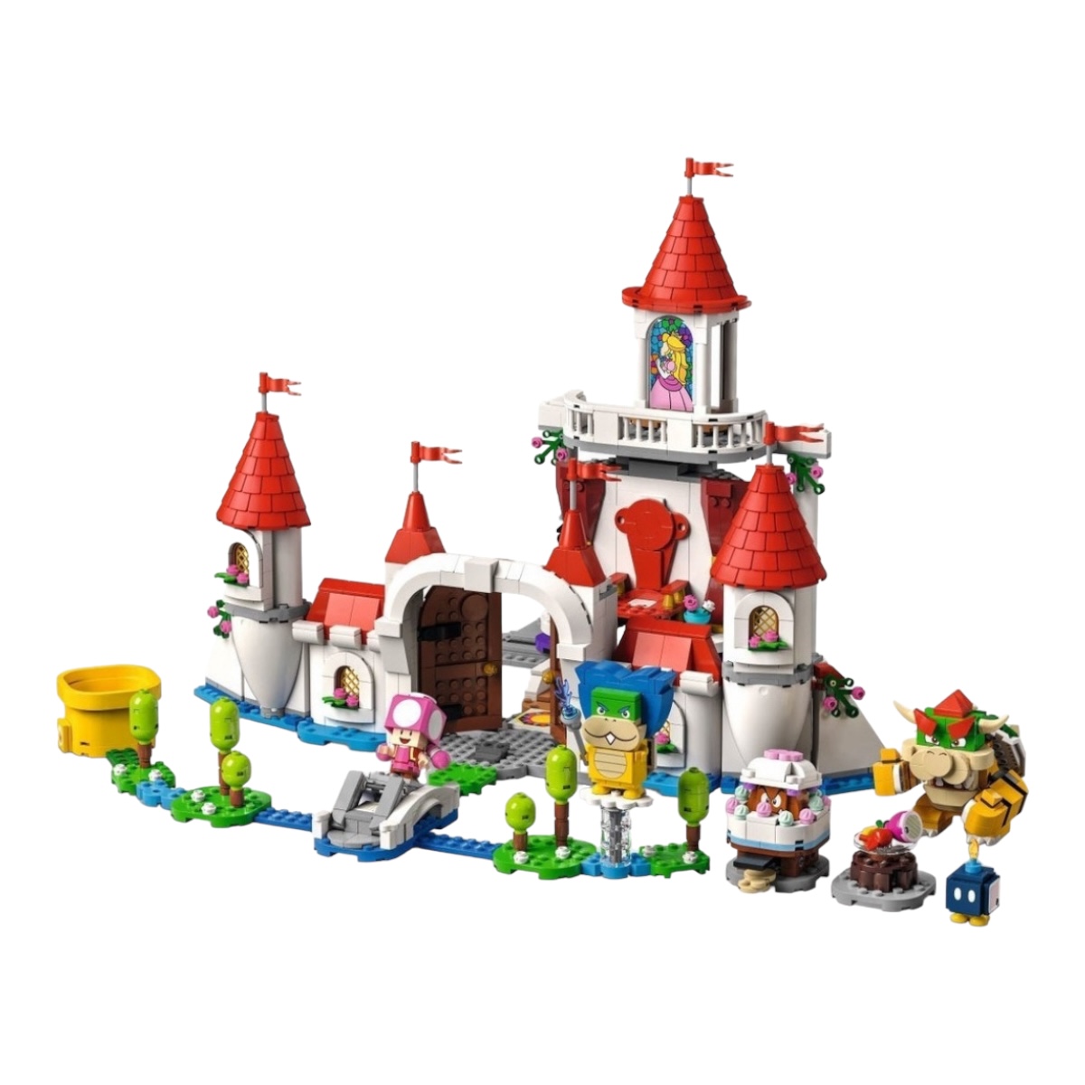 Kit De Construcción Lego Super Mario Castillo De Peach 71408 Cantidad de piezas 1216.