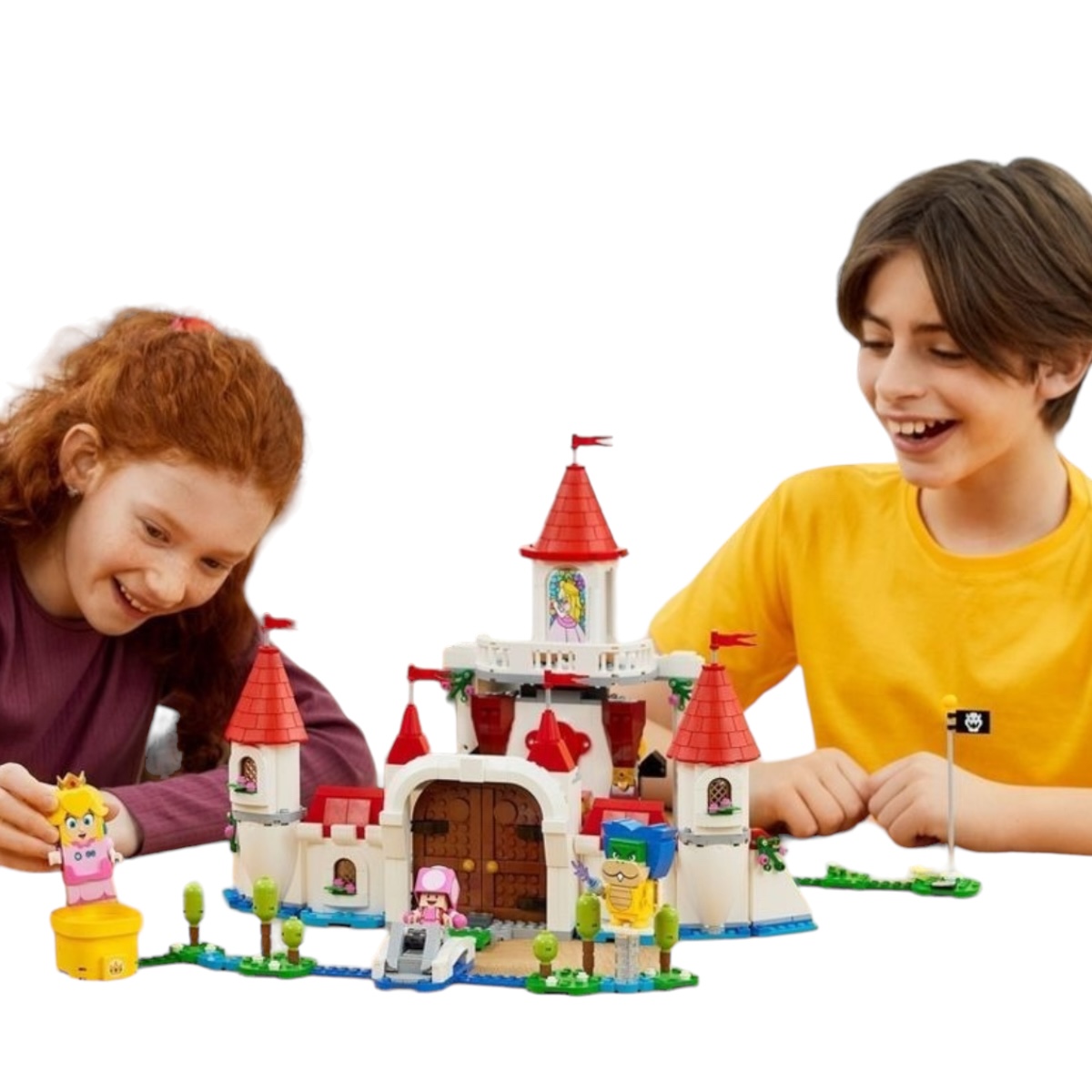 Kit De Construcción Lego Super Mario Castillo De Peach 71408 Cantidad de piezas 1216.