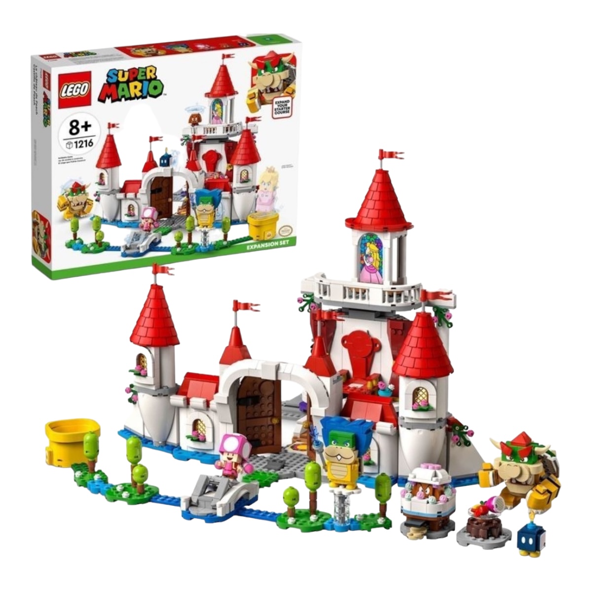 Kit De Construcción Lego Super Mario Castillo De Peach 71408 Cantidad de piezas 1216.