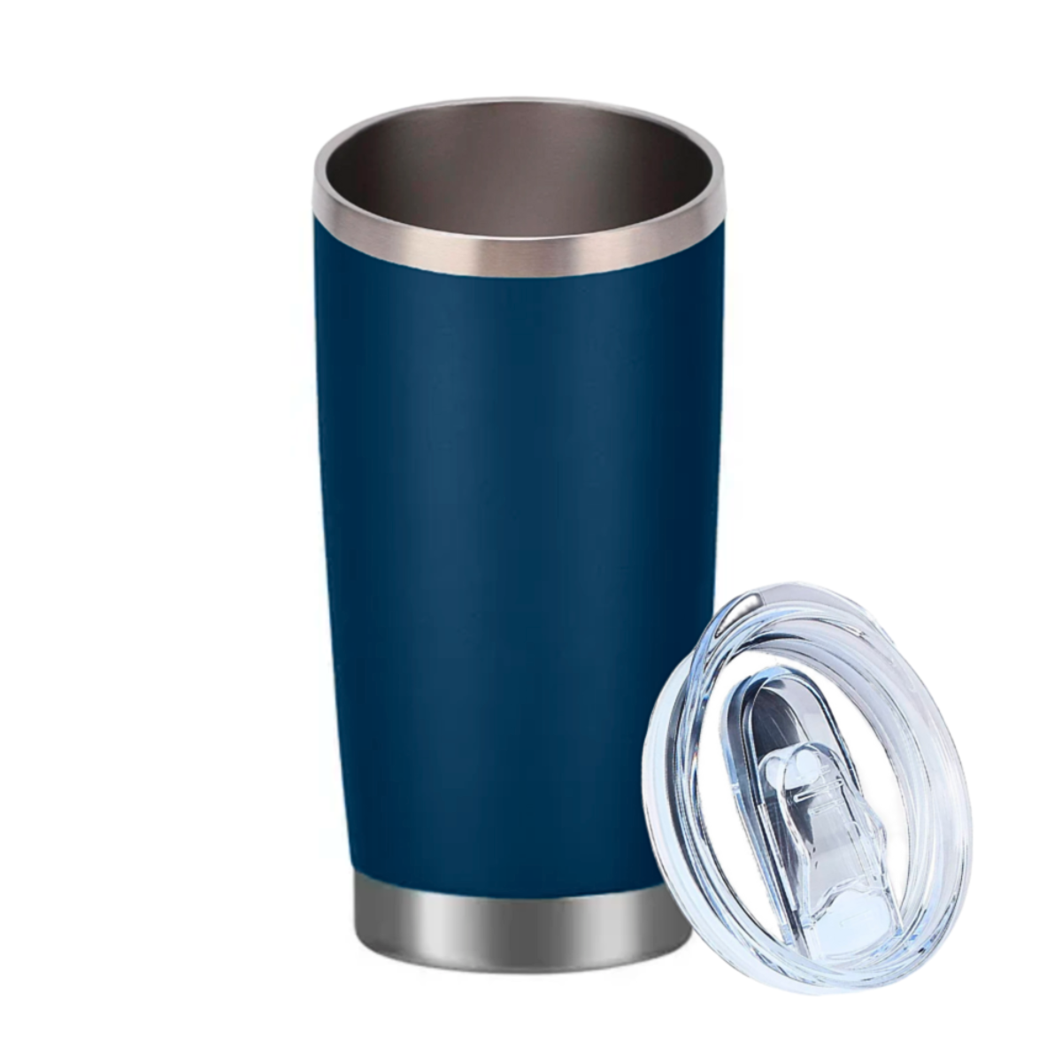 Vaso Térmico -Termo 591 ml Doble Capa Acero Inoxidable Frío Calor Premium -Azul Marino.