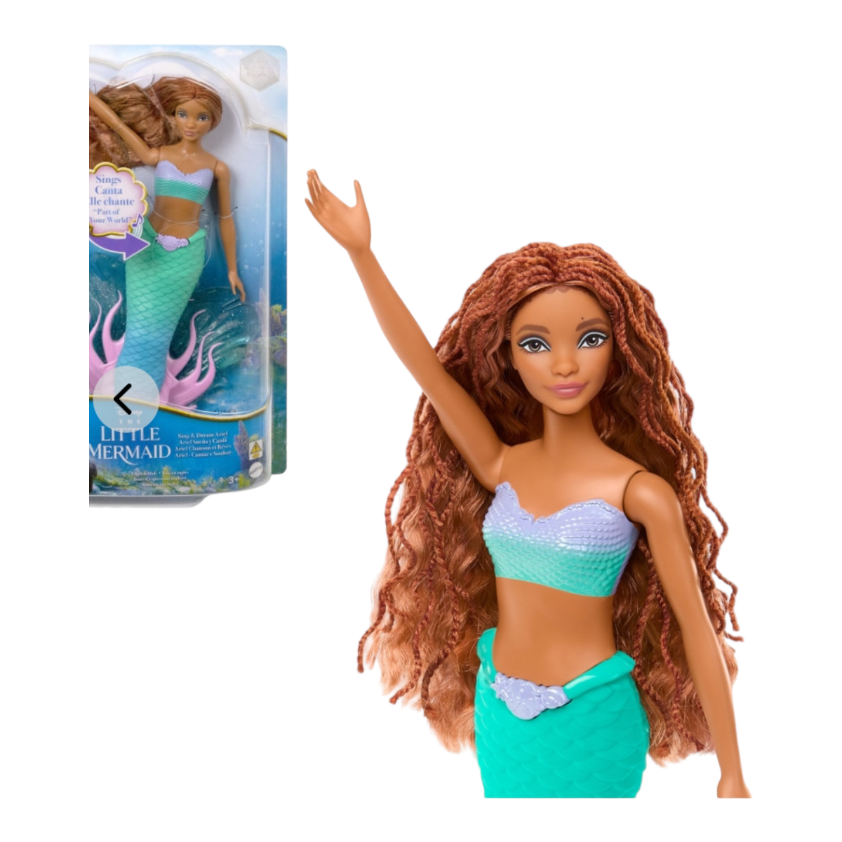 La Sirenita Muñeca Ariel Sueña Y Canta.