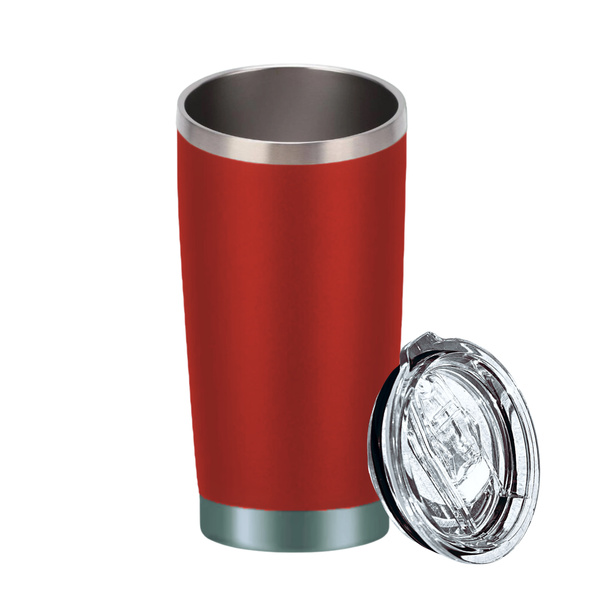 Vaso Térmico -Termo 591 ml Doble Capa Acero Inoxidable Frío Calor Premium -Rojo.