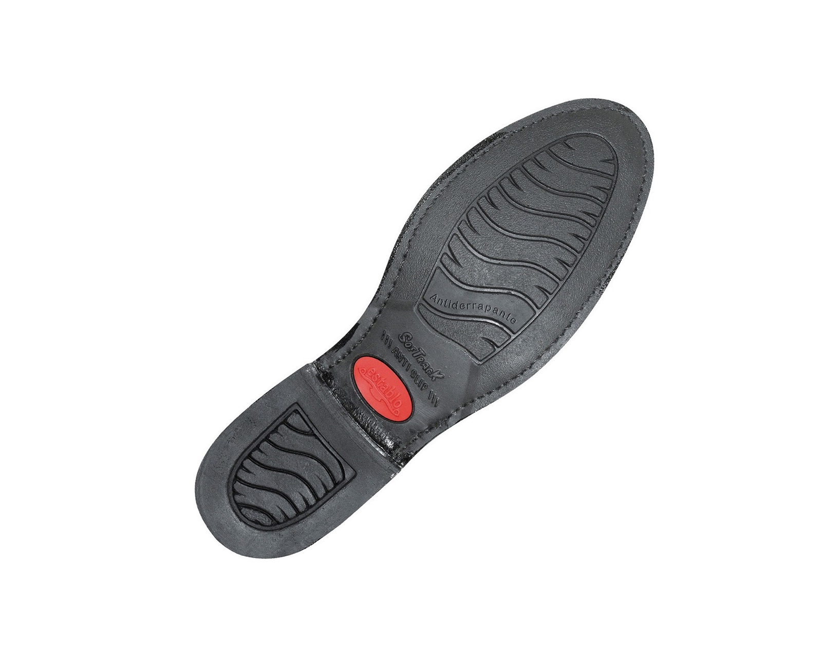 Bota De Trabajo Establo 512 De Piel Con Tacón Café Crazy.