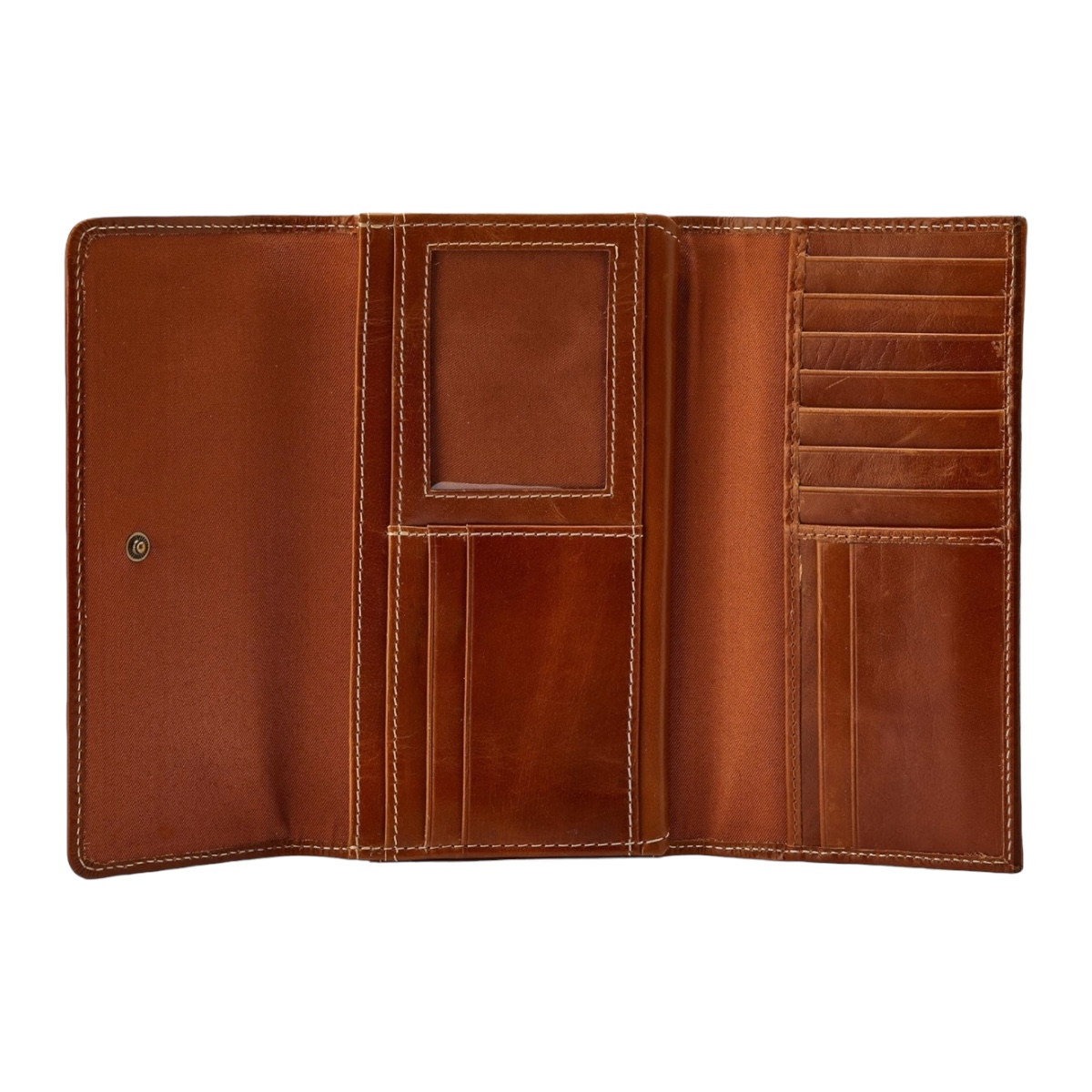 Timberland Billetera De Piel Con Solapa Rfid Para Mujer.