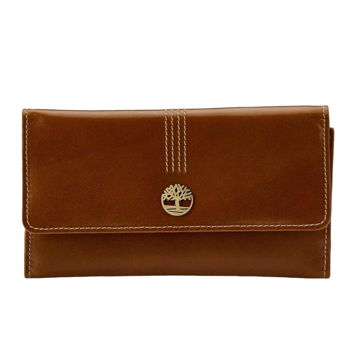 Timberland Billetera De Piel Con Solapa Rfid Para Mujer.