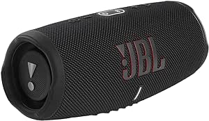A JBL Bocina Portátil Charge 5 Bluetooth Negro.