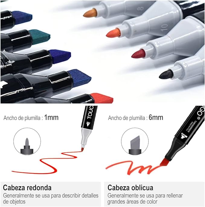 A Plumones Doble Punta Pincel 120 Colores, EASYTAO Marcadores Pluma de Acuarela con Base, Set de Rotuladores de Dibujo para Principiantes, Creativos, Artistas, Aficionados, Colorear (120).
